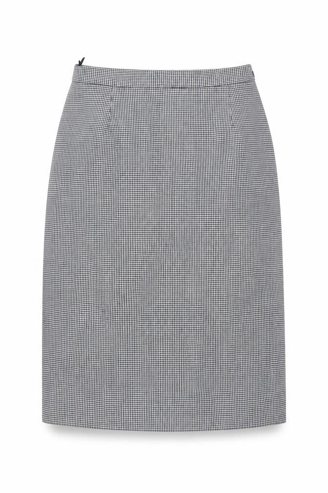 Alexon Women Black White Houndstooth Pencil Skirt UK 16 Knee Length