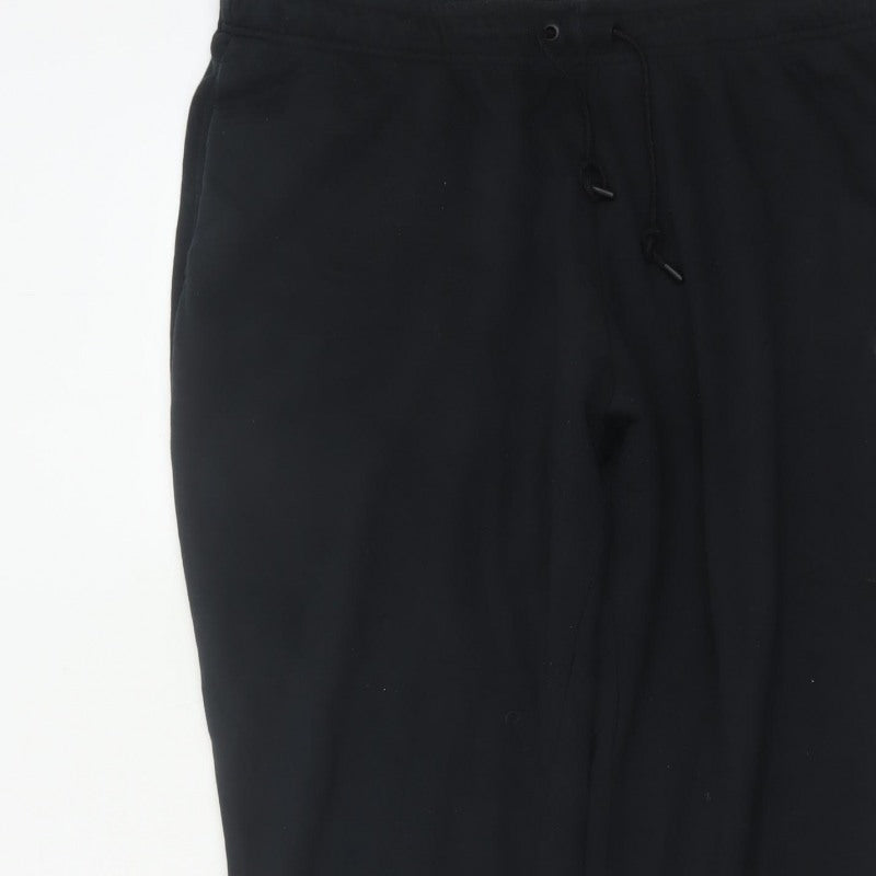 Nike Men's Black XL Fleece Jogger Sweatpants Drawstring Logo