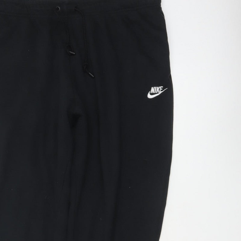 Nike Men's Black XL Fleece Jogger Sweatpants Drawstring Logo