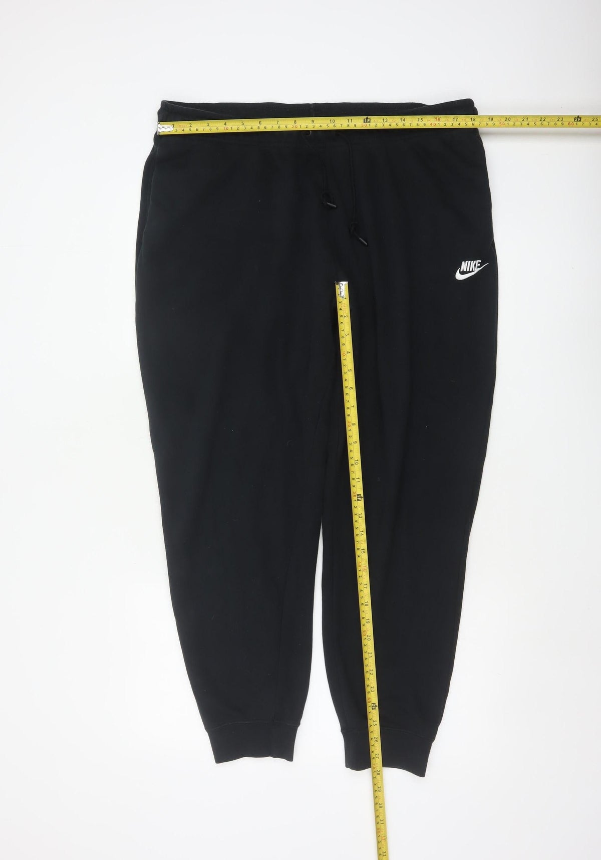 Nike Men's Black XL Fleece Jogger Sweatpants Drawstring Logo