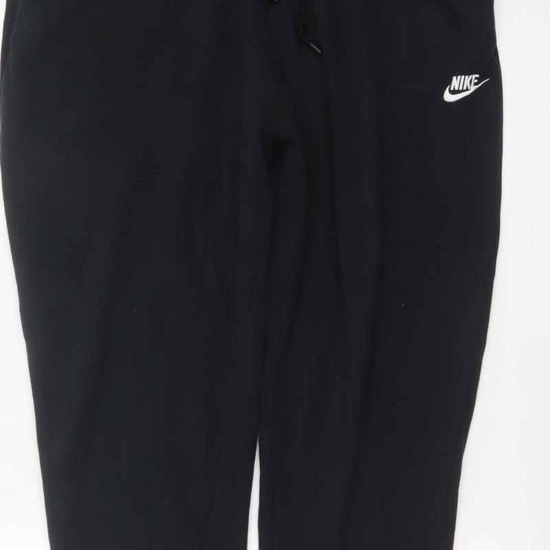 Nike Men's Black XL Fleece Jogger Sweatpants Drawstring Logo