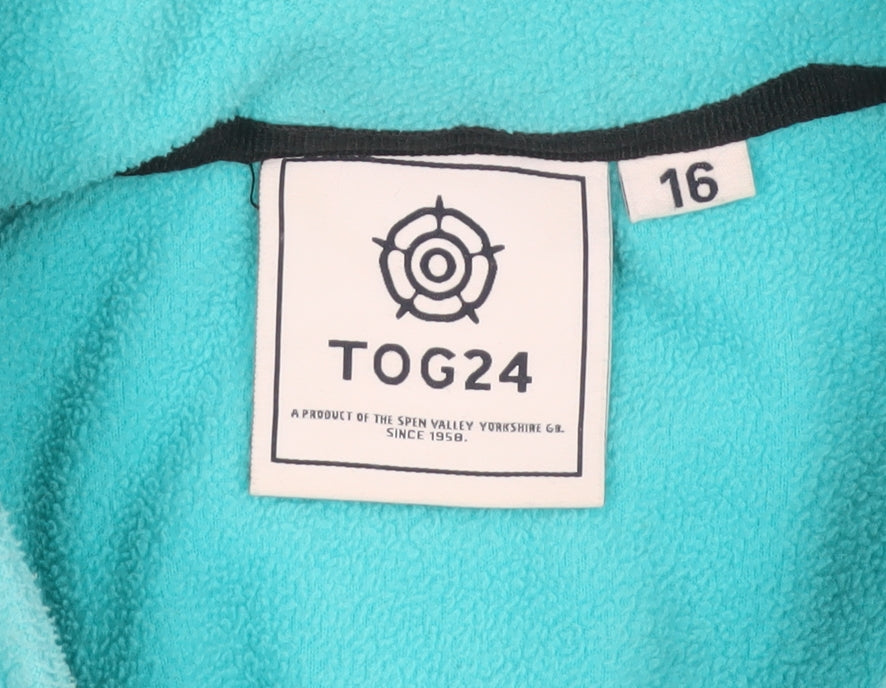 TOG24 Women’s Blue Size 16 Fleece Full Zip Basic Jacket