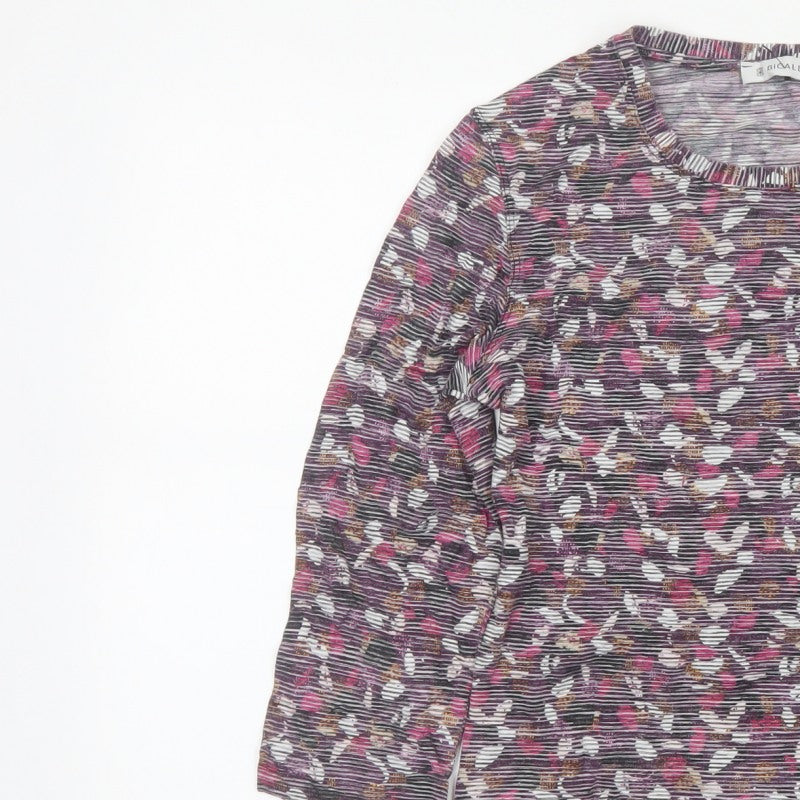 Bicalla Women’s Multicoloured XS Animal Print Stretch Jersey Top