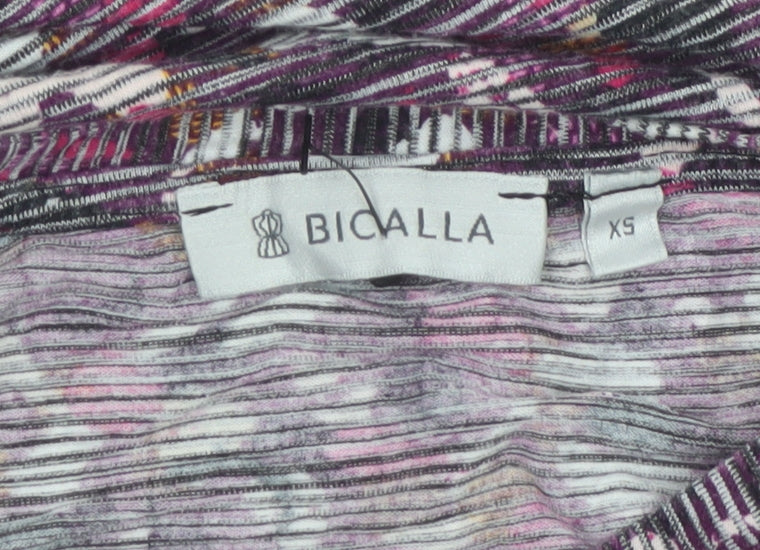 Bicalla Women’s Multicoloured XS Animal Print Stretch Jersey Top