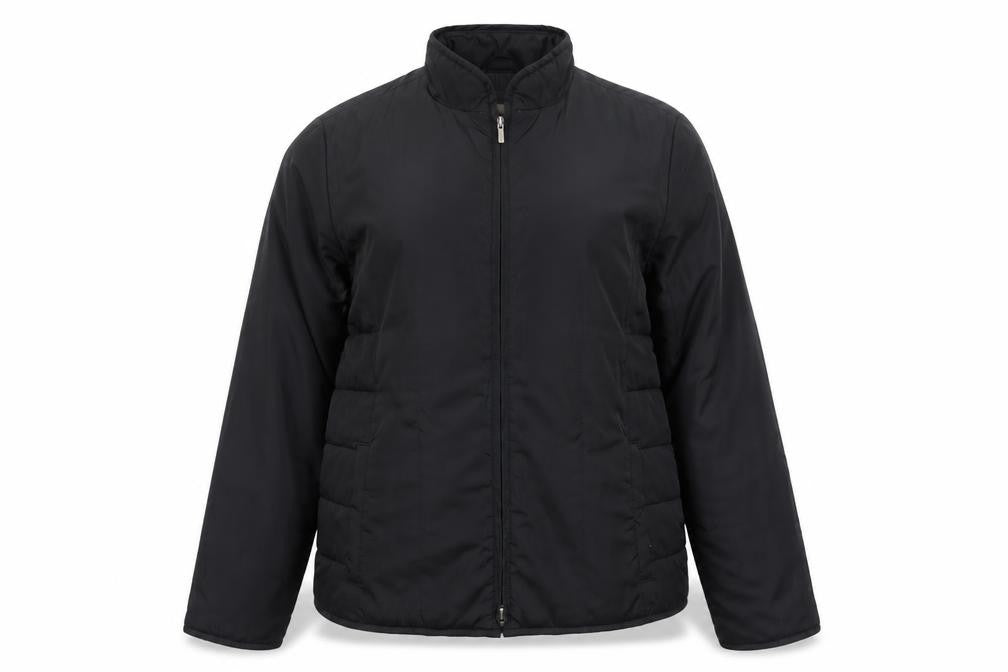 Next Women Black UK 14 Puffer Jacket Quilted Full Zip