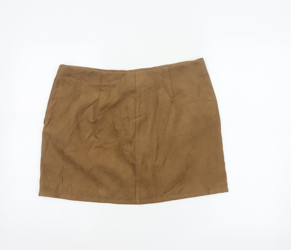 Marks and Spencer Women Brown UK 16 Mini Pencil Skirt