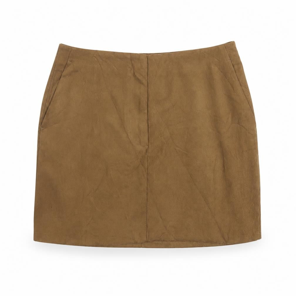 Marks and Spencer Women Brown UK 16 Mini Pencil Skirt