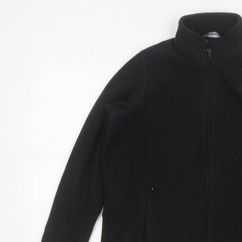 Hi Gear Women’s Black Size 34 Fleece Full Zip Jacket Pockets