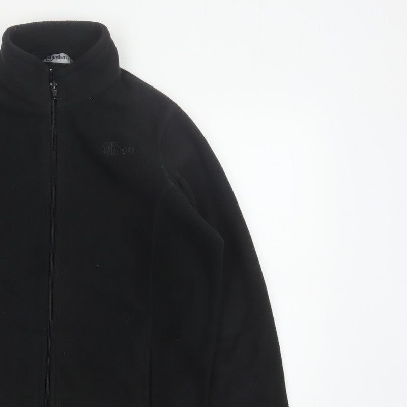 Hi Gear Women’s Black Size 34 Fleece Full Zip Jacket Pockets
