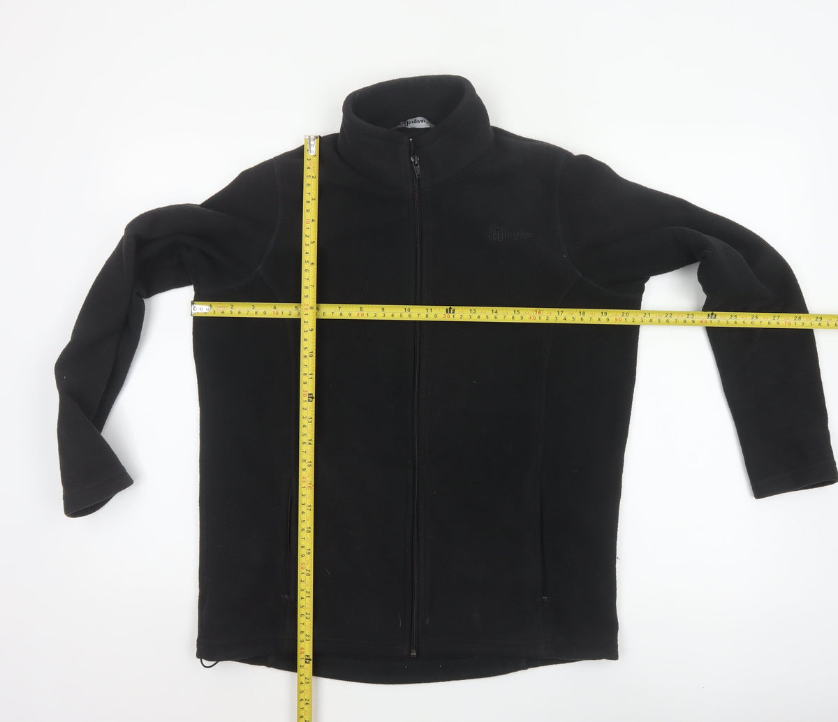 Hi Gear Women’s Black Size 34 Fleece Full Zip Jacket Pockets