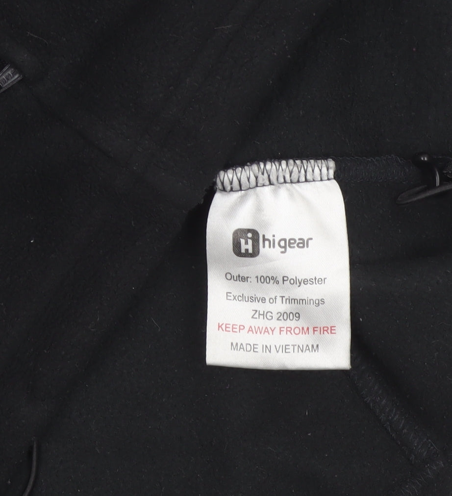 Hi Gear Women’s Black Size 34 Fleece Full Zip Jacket Pockets