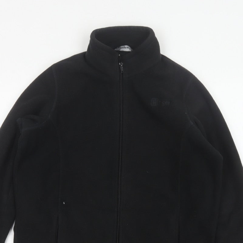 Hi Gear Women’s Black Size 34 Fleece Full Zip Jacket Pockets