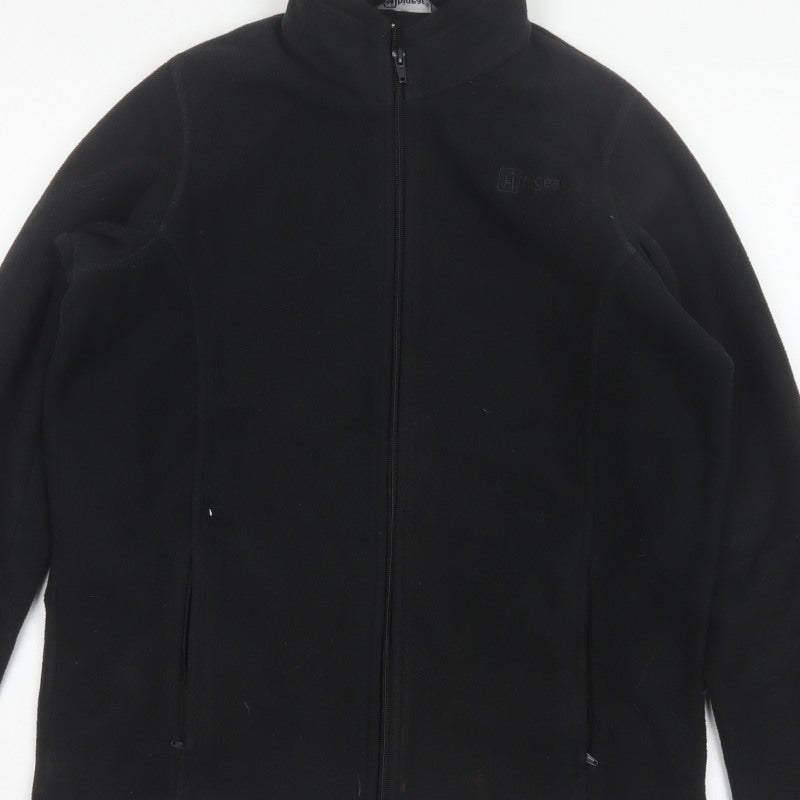 Hi Gear Women’s Black Size 34 Fleece Full Zip Jacket Pockets