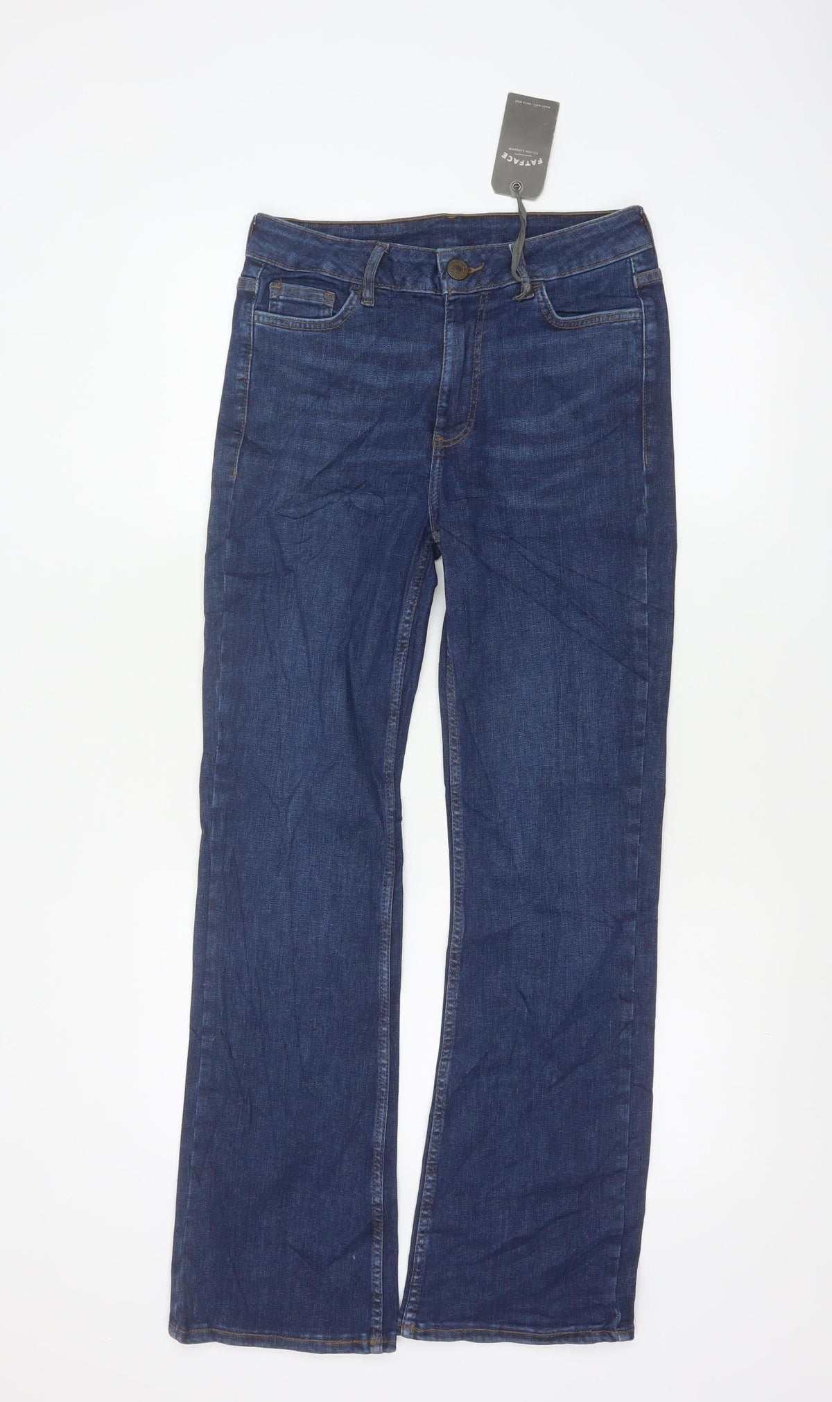 Fat Face Women’s Blue UK 10 Regular Bootcut Denim Jeans NWT