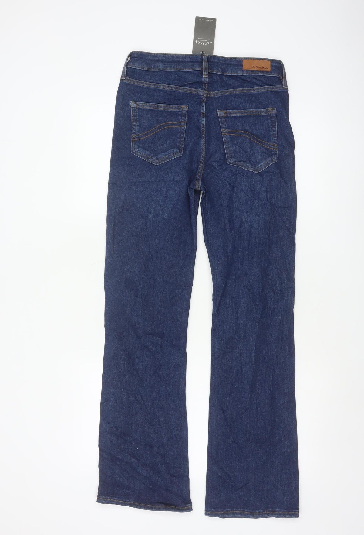 Fat Face Women’s Blue UK 10 Regular Bootcut Denim Jeans NWT