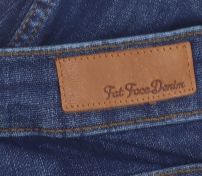 Fat Face Women’s Blue UK 10 Regular Bootcut Denim Jeans NWT