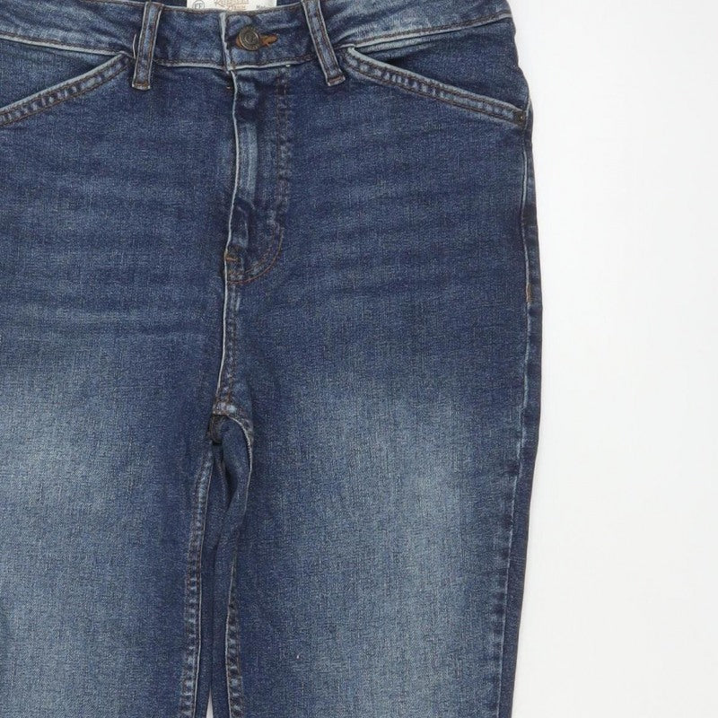 FatFace Women’s Blue UK 10 Regular Sway Capri Stretch Jeans