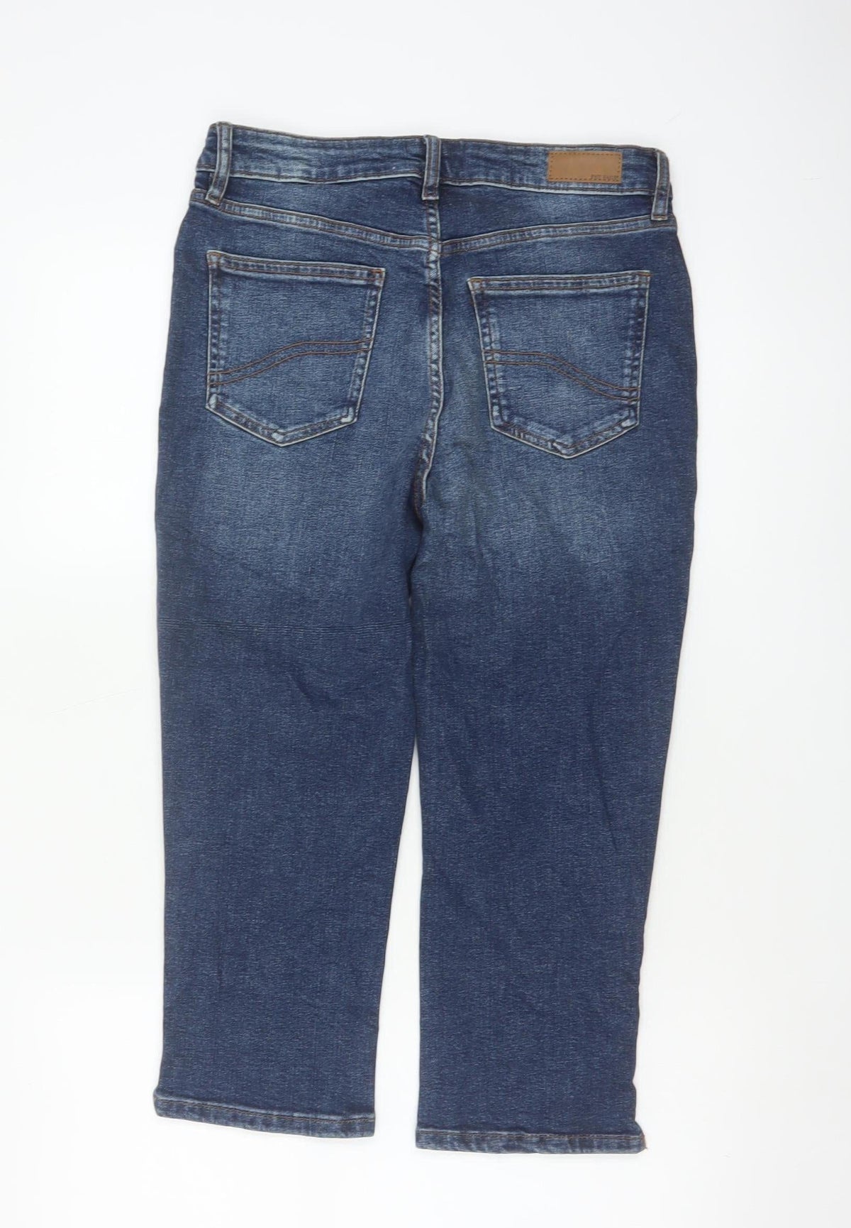 FatFace Women’s Blue UK 10 Regular Sway Capri Stretch Jeans