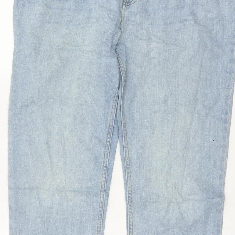 Fat Face Women Blue UK 12 Chesham Girlfriend Light Wash Stretch Jeans