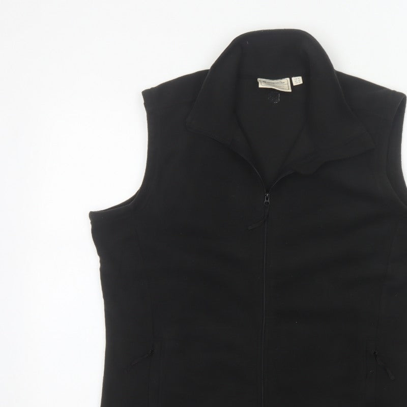 Mountain Warehouse Women's Black UK 16 Basic Full Zip Bodywarmer