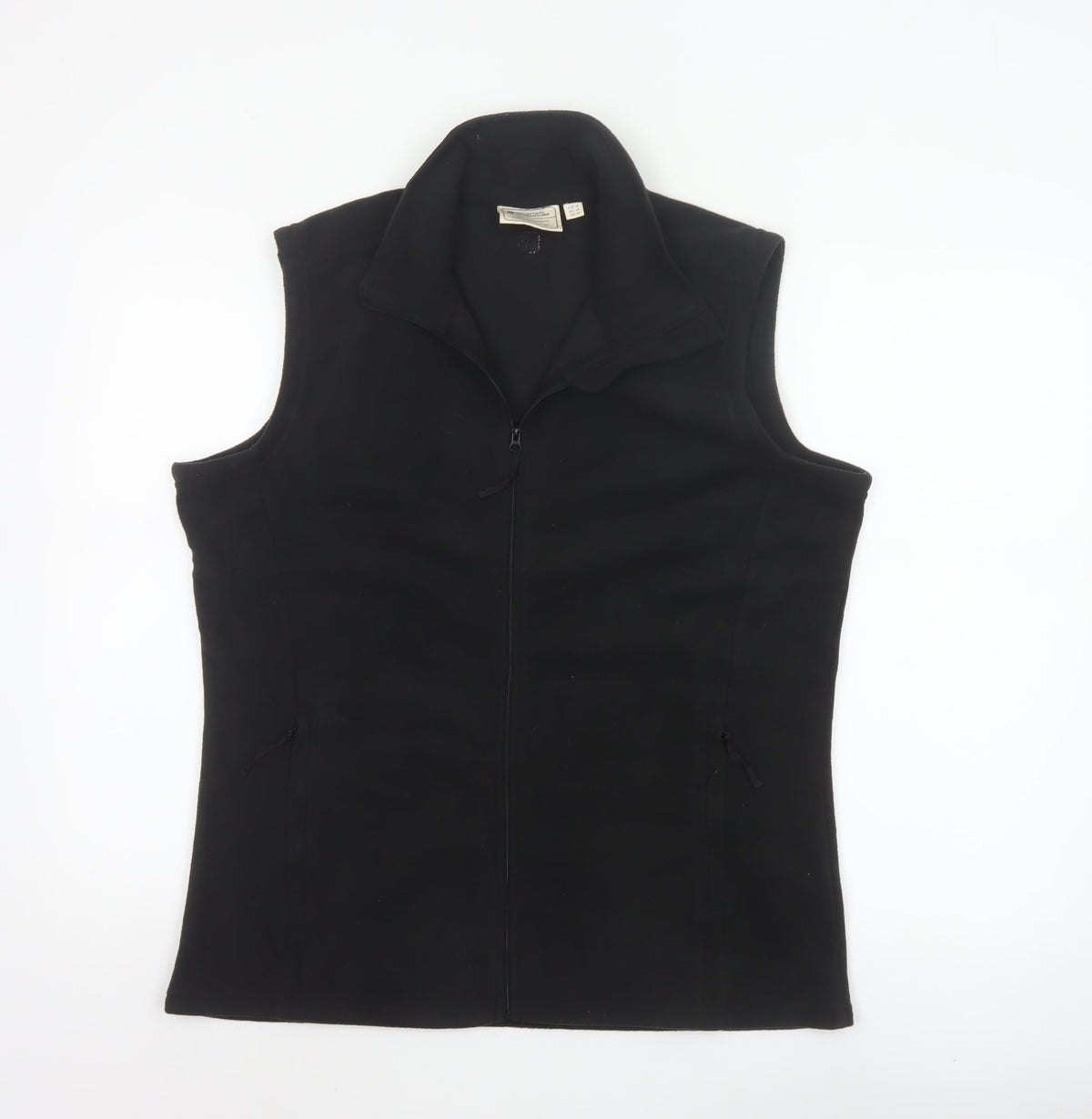Mountain Warehouse Women's Black UK 16 Basic Full Zip Bodywarmer