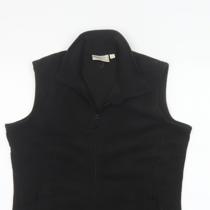 Mountain Warehouse Women's Black UK 16 Basic Full Zip Bodywarmer