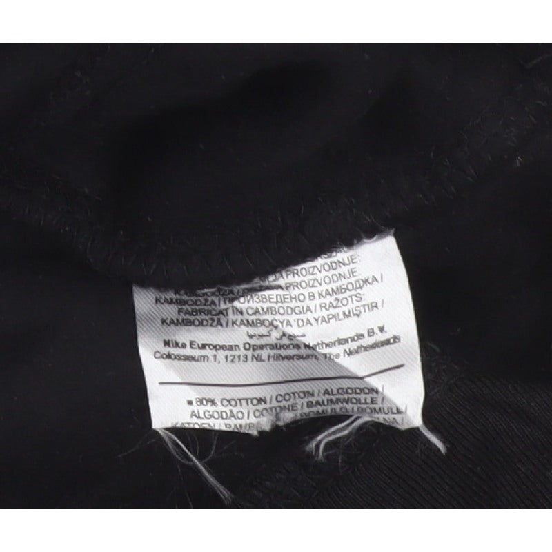 Nike Men's Black M Crew Neck Logo Pullover Sweatshirt