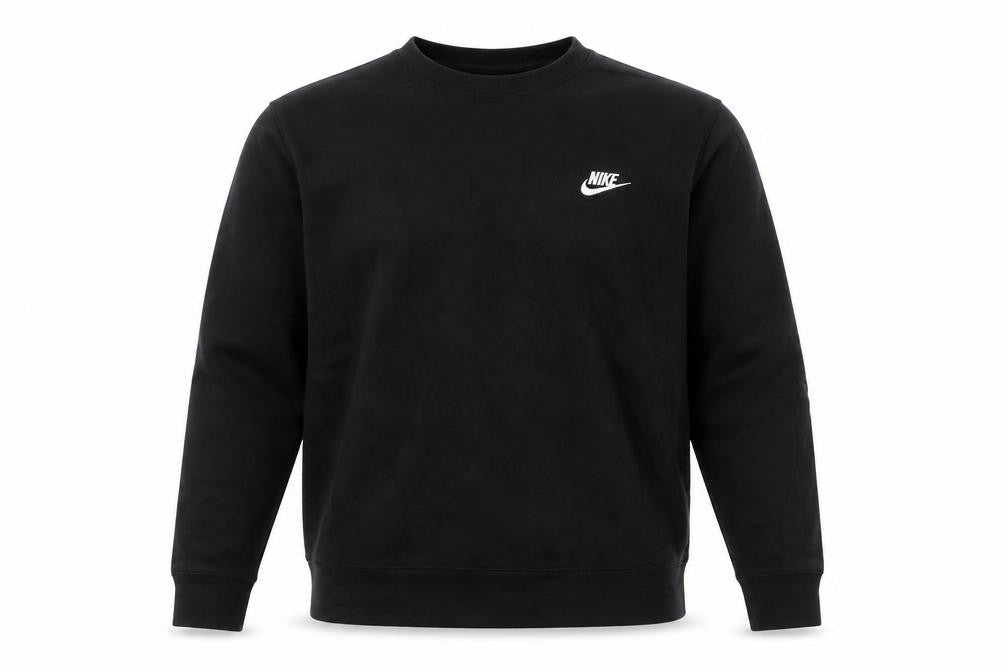 Nike Men's Black M Crew Neck Logo Pullover Sweatshirt