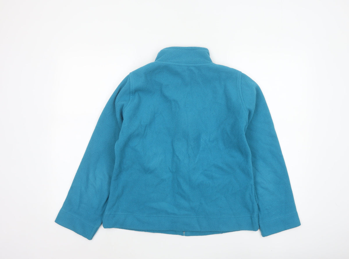 Isle Women’s Blue Size 10 Fleece Full Zip Basic Jacket