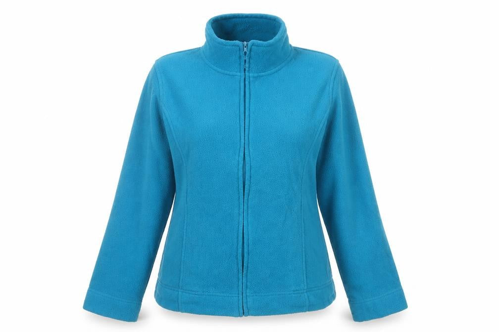 Isle Women’s Blue Size 10 Fleece Full Zip Basic Jacket