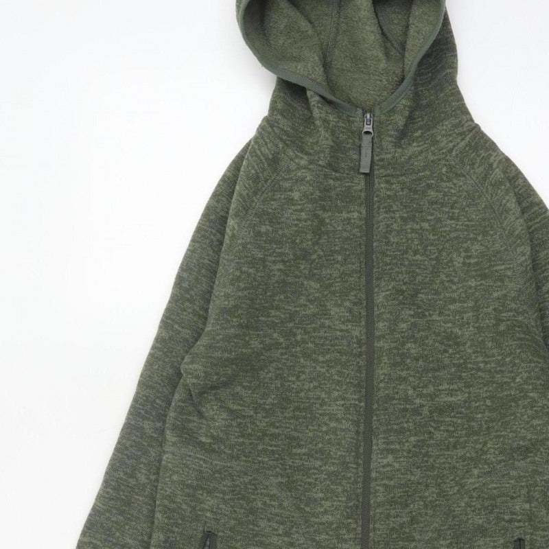 Mountain Warehouse Women’s Green UK 12 Full Zip Hooded Fleece