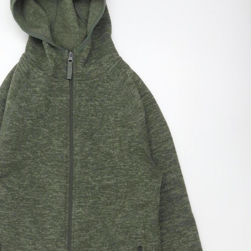 Mountain Warehouse Women’s Green UK 12 Full Zip Hooded Fleece