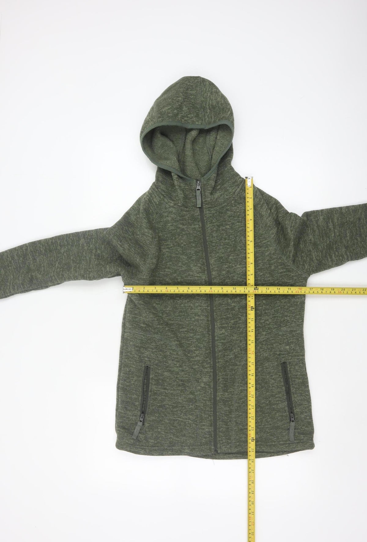 Mountain Warehouse Women’s Green UK 12 Full Zip Hooded Fleece