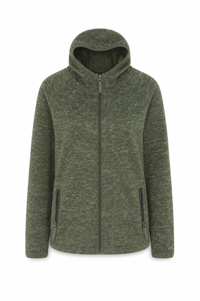 Mountain Warehouse Women’s Green UK 12 Full Zip Hooded Fleece