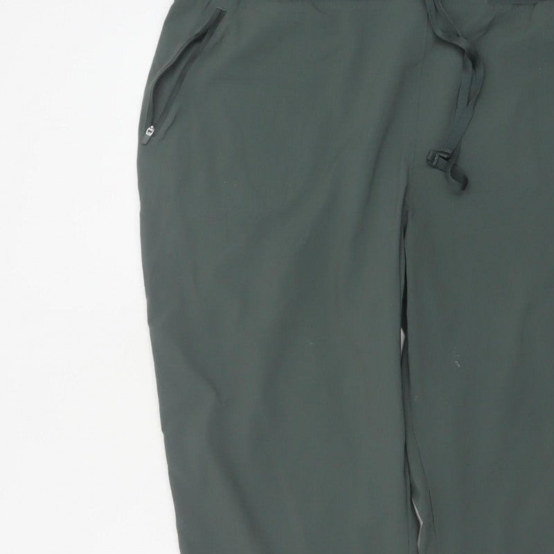 Mountain Warehouse Women’s Green UK 22 Quick Dry Tapered Jogger Trousers