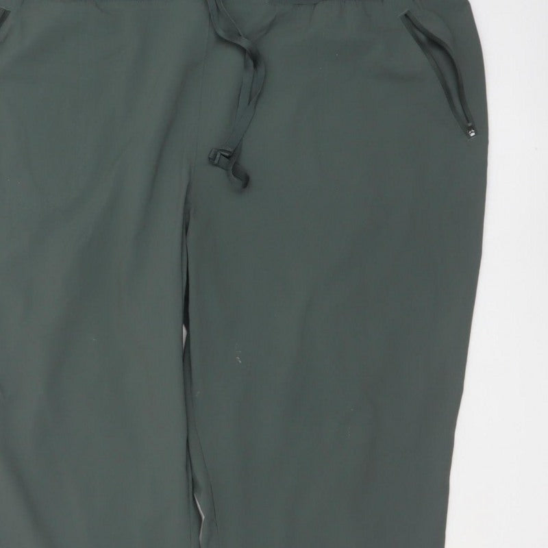 Mountain Warehouse Women’s Green UK 22 Quick Dry Tapered Jogger Trousers