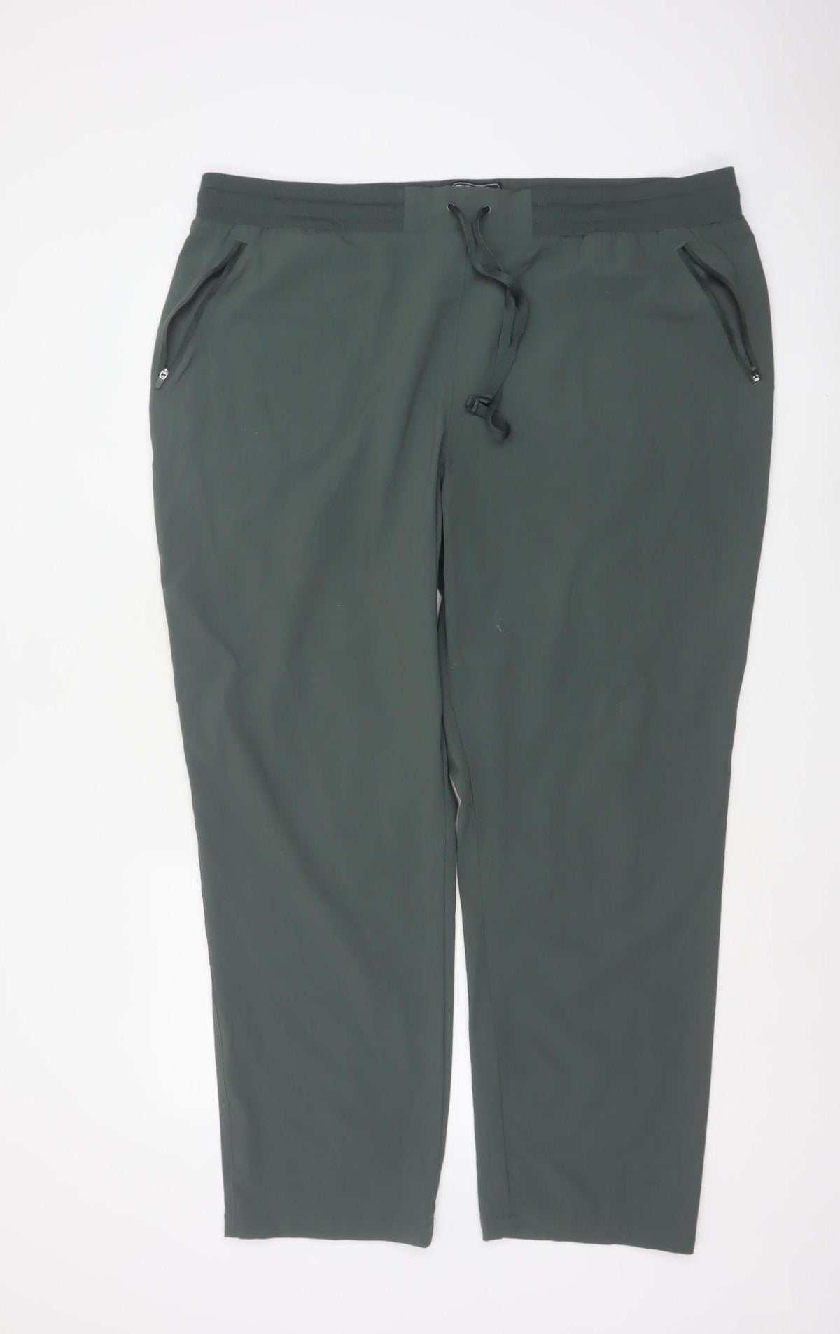 Mountain Warehouse Women’s Green UK 22 Quick Dry Tapered Jogger Trousers