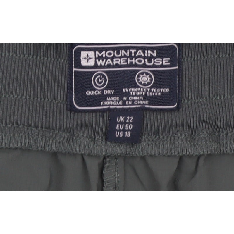 Mountain Warehouse Women’s Green UK 22 Quick Dry Tapered Jogger Trousers