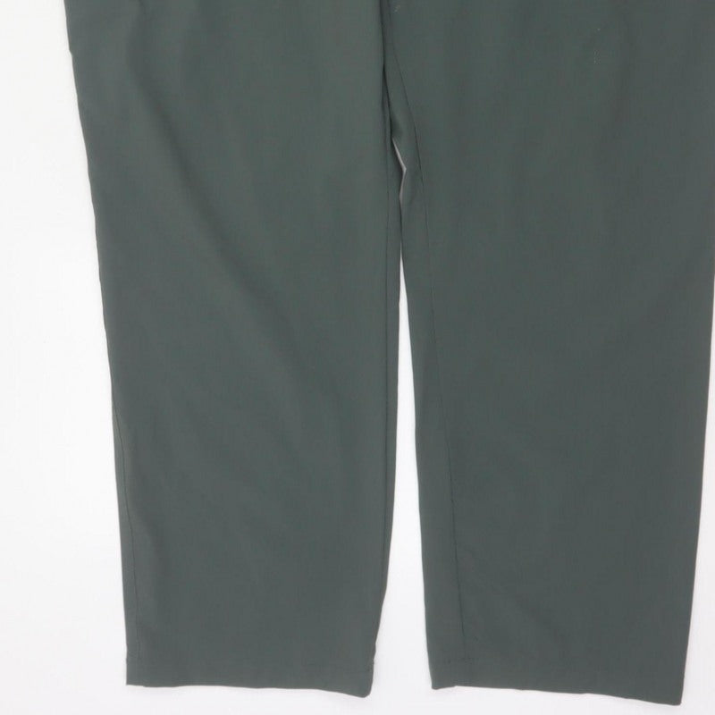 Mountain Warehouse Women’s Green UK 22 Quick Dry Tapered Jogger Trousers