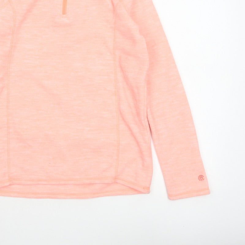 Champion Teens Pink XL 14-16 1/4 Zip Fleece Pullover Sweatshirt