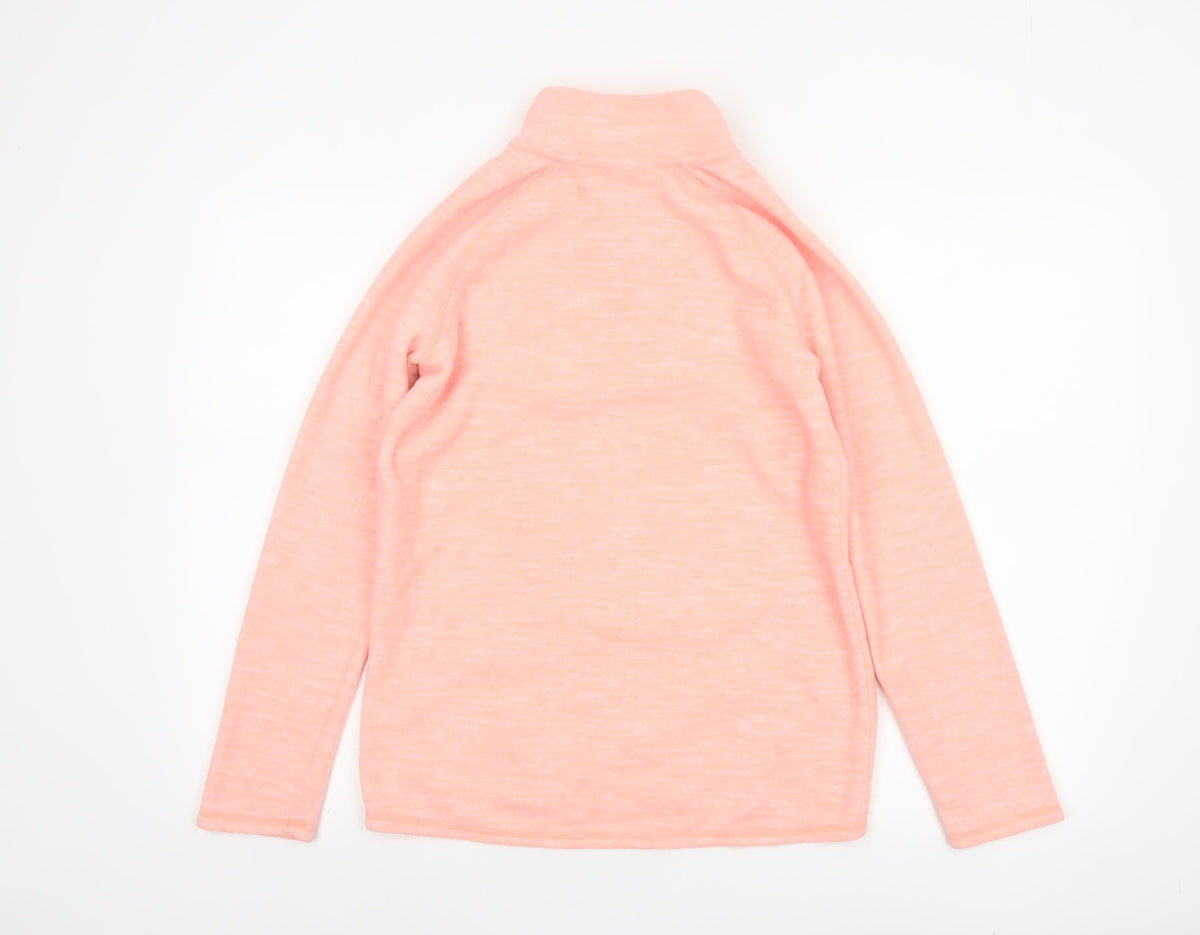 Champion Teens Pink XL 14-16 1/4 Zip Fleece Pullover Sweatshirt