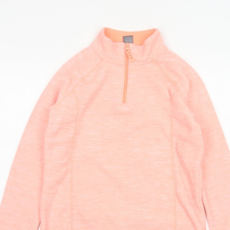 Champion Teens Pink XL 14-16 1/4 Zip Fleece Pullover Sweatshirt