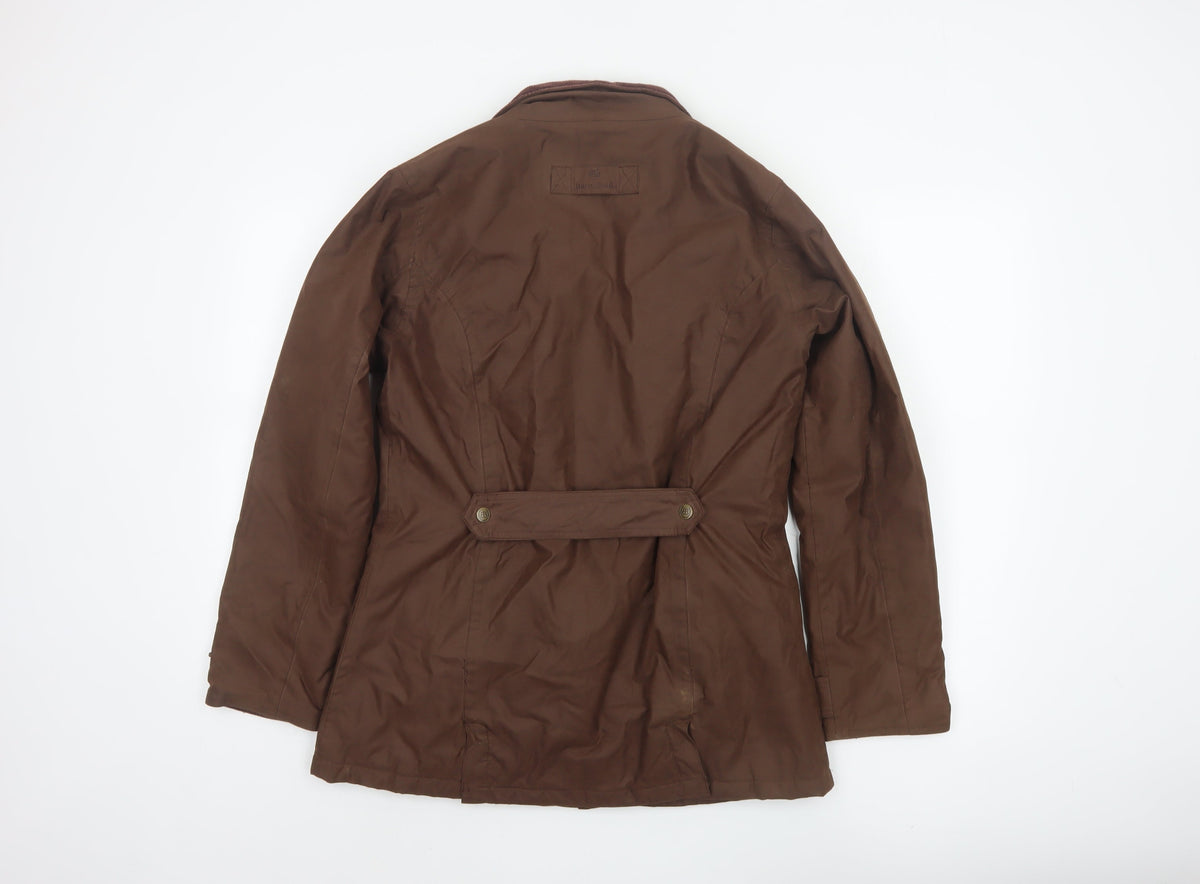 BareBack Women’s Brown Size 10 Military Jacket Padded Cotton Lined