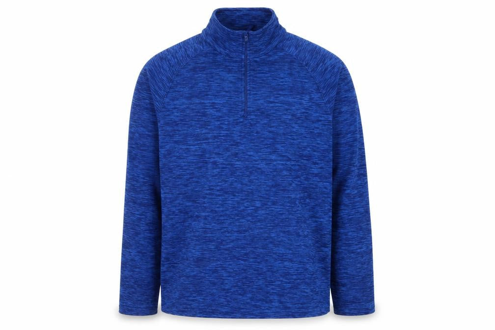 Mountain Warehouse Men Blue M 1/4 Zip Fleece Sweatshirt Outdoor
