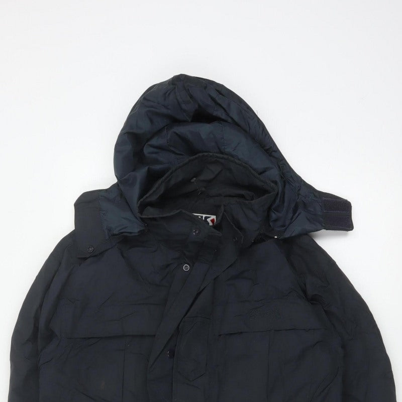 Schott NYC Men's Blue Small Hooded Parka Jacket