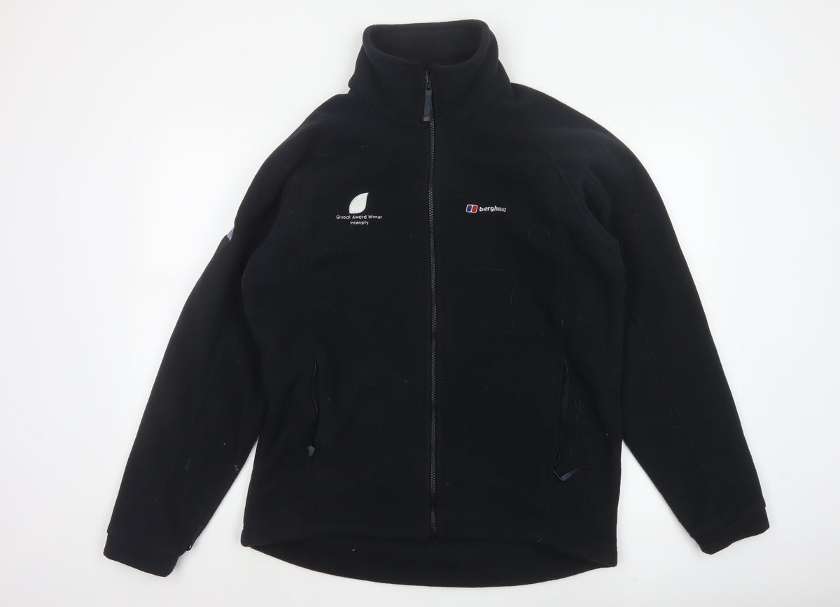 Berghaus Men Black M Fleece Full Zip Outdoor Walking Jacket
