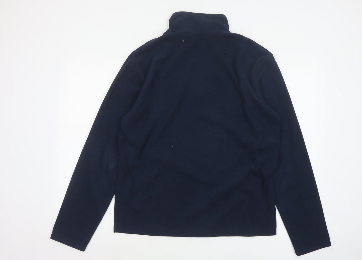 Regatta Men’s Navy Blue M 1/4 Zip Fleece Pullover Sweatshirt