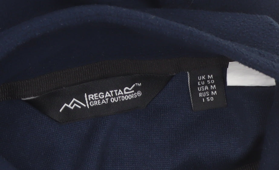 Regatta Men’s Navy Blue M 1/4 Zip Fleece Pullover Sweatshirt