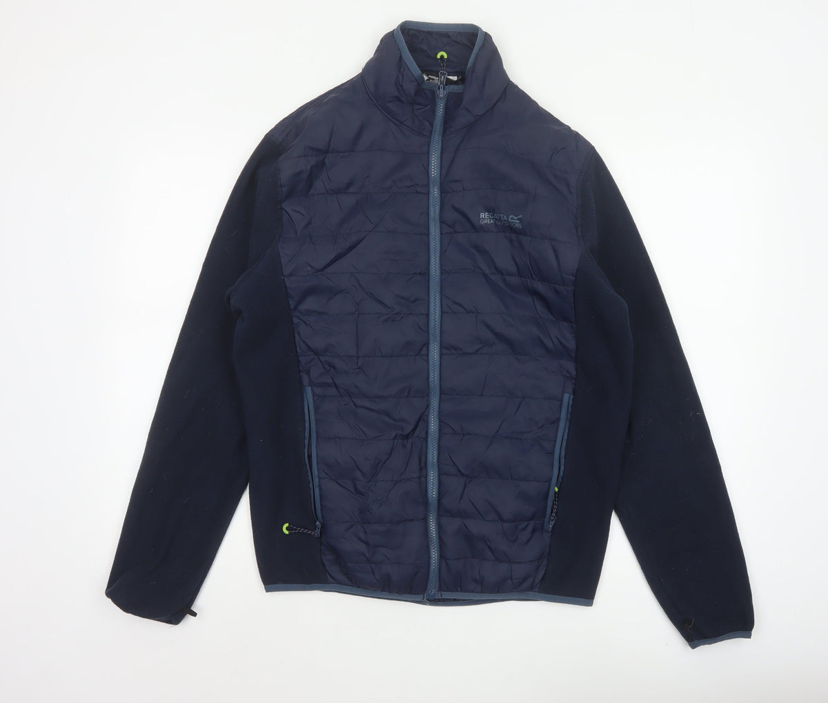 Regatta Men’s Navy M Quilted Puffer Fleece Jacket Full Zip