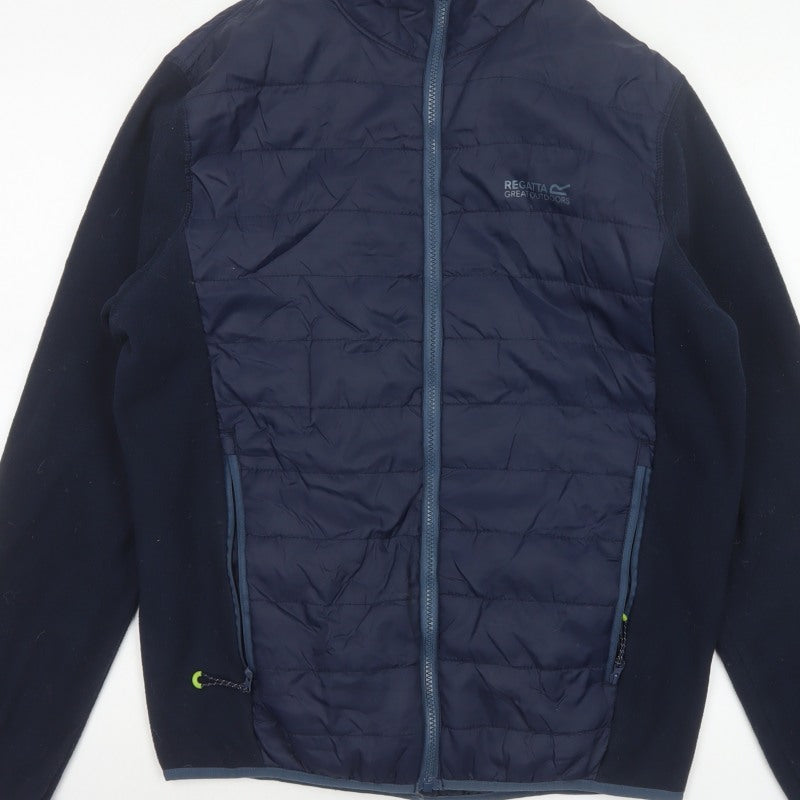 Regatta Men’s Navy M Quilted Puffer Fleece Jacket Full Zip